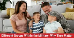 Military Family Spending Time Together.